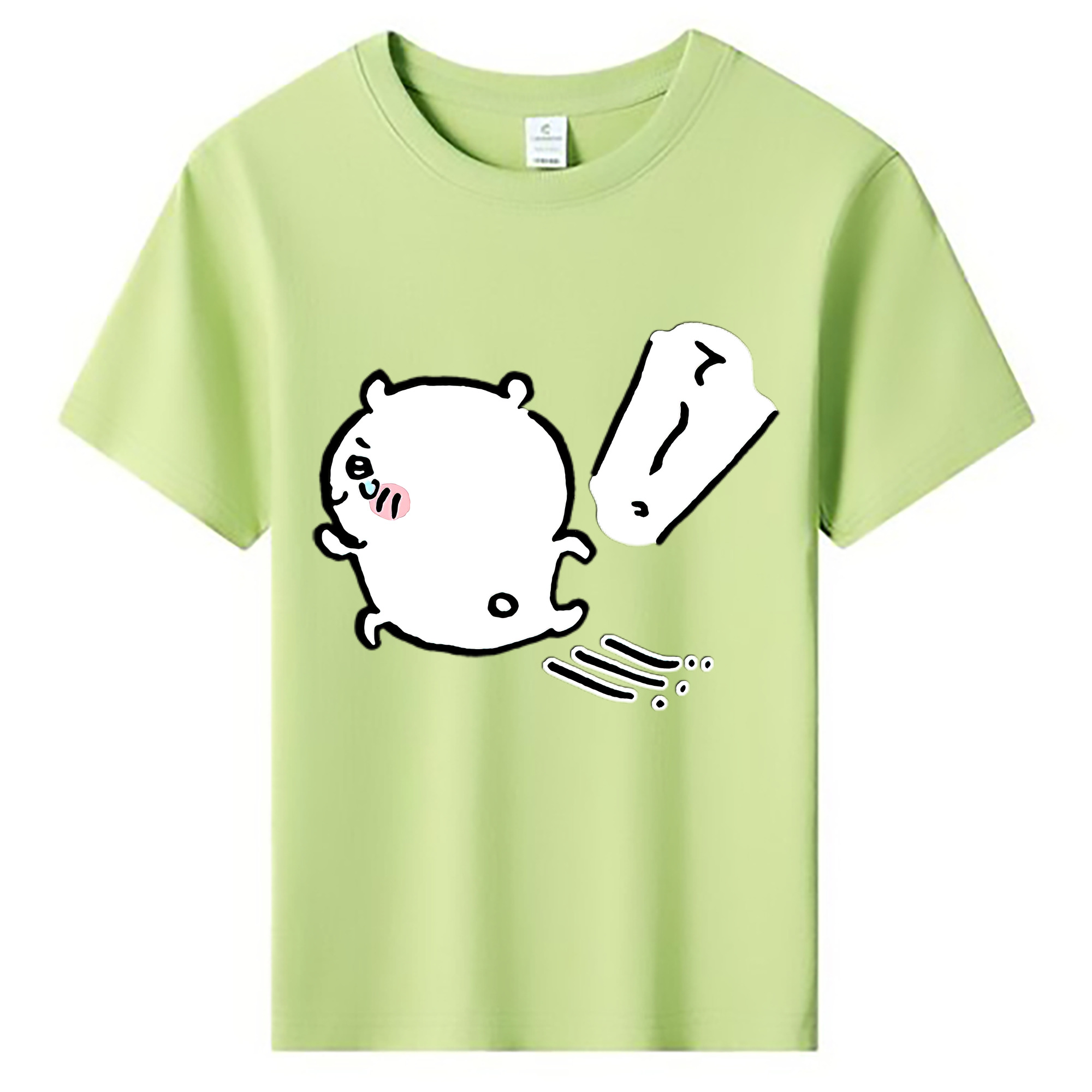 （画像用） ちいかわ ちいかわ Chii-kawa chiikawa 綿100％キッズTシャツ（フロントプリント）
